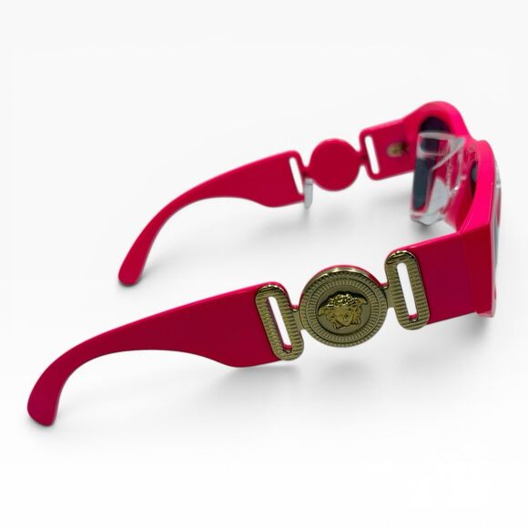 VERSACE Medusa Biggie Square Sunglasses Authentic Pink Gold main image 5
